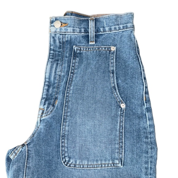 MADEWELL NWOT Balloon Jeans in Greene Wash Blue Workwear Edition-Size 27W - Picture 6 of 14